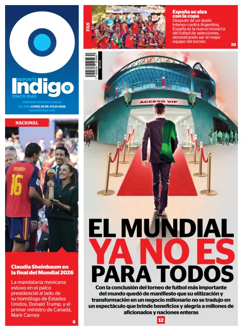 Portada de Reporte Indigo Guadalajara del 2026-07-20