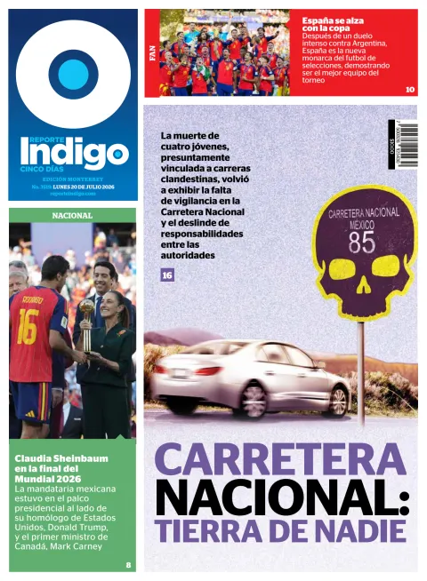 Portada de Reporte Indigo Monterrey del 2026-07-20
