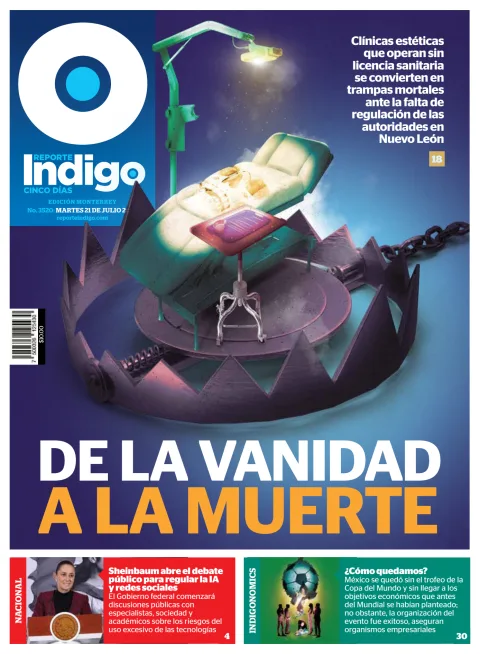 Portada de Reporte Indigo Monterrey del 2026-07-21