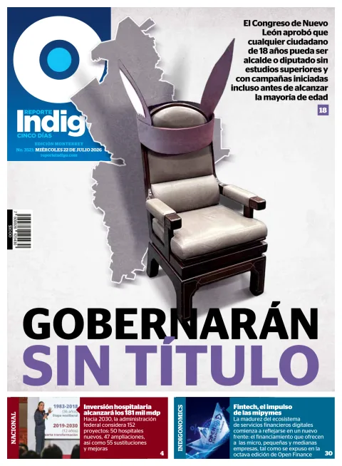 Portada de Reporte Indigo Monterrey del 2026-07-22