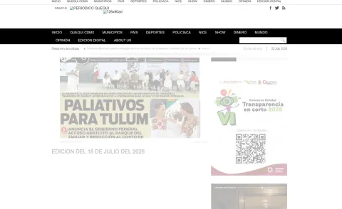 Portada de Quequi (contraportada) del 2026-07-18