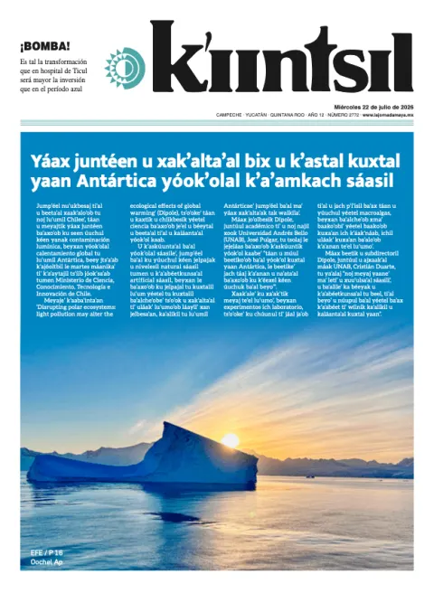 Portada de La Jornada - Kiintsil del 2026-07-22