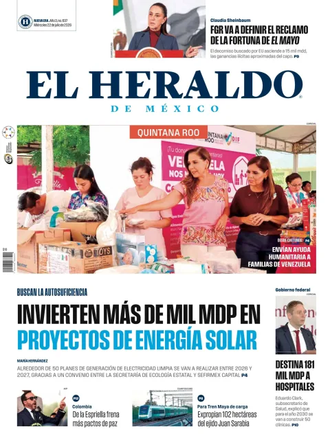 Portada de El Heraldo de Mexico - Quintana Roo del 2026-07-22