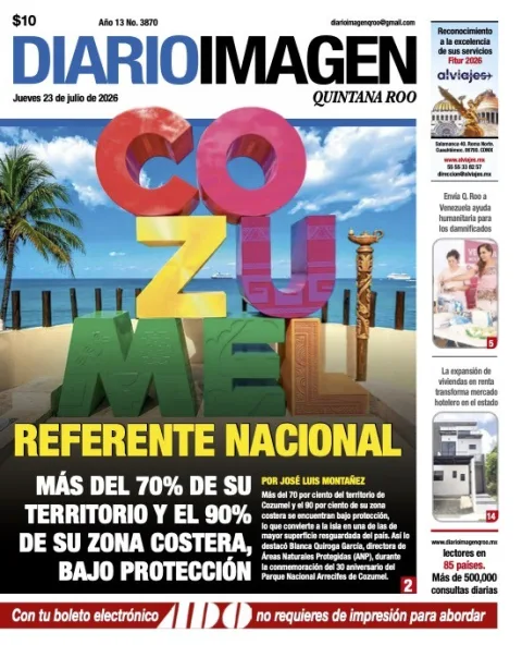 Portada de Diario Imagen Quintana Roo del 2026-07-23