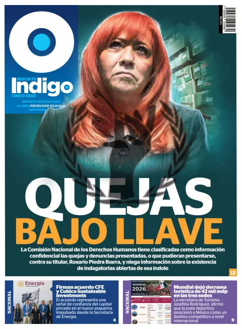 Portada de Reporte Indigo Guadalajara del 2026-07-23