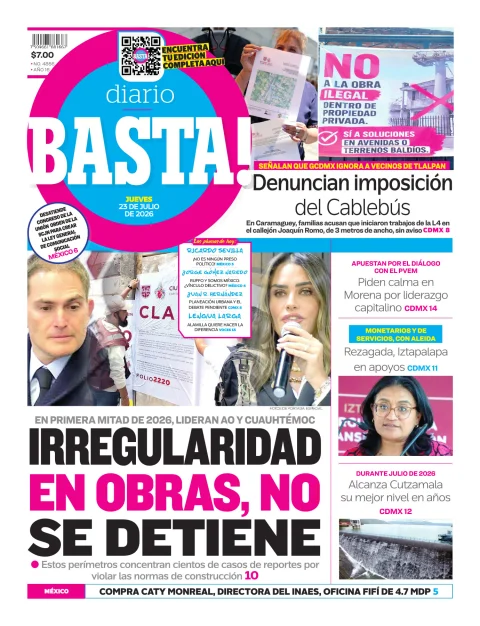 Portada de Basta! (portada) del 2026-07-23