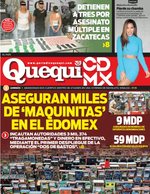 Portada de Quequi CDMX (contraportada) del 2026-07-23