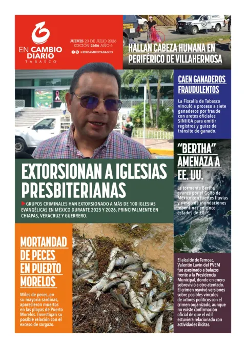 Portada de En Cambio - Tabasco (contraportada) del 2026-07-23