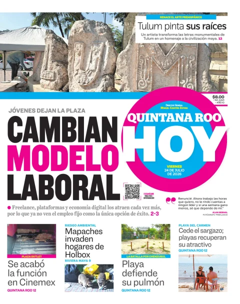 Portada de Quintana Roo Hoy (portada) del 2026-07-24