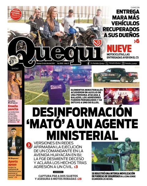 Portada de Quequi del 2026-07-24