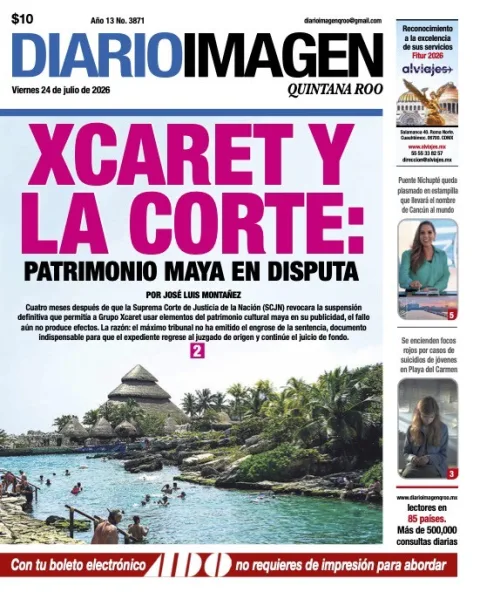 Portada de Diario Imagen Quintana Roo del 2026-07-24