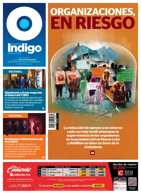 Portada de Reporte Indigo Monterrey del 2026-07-24