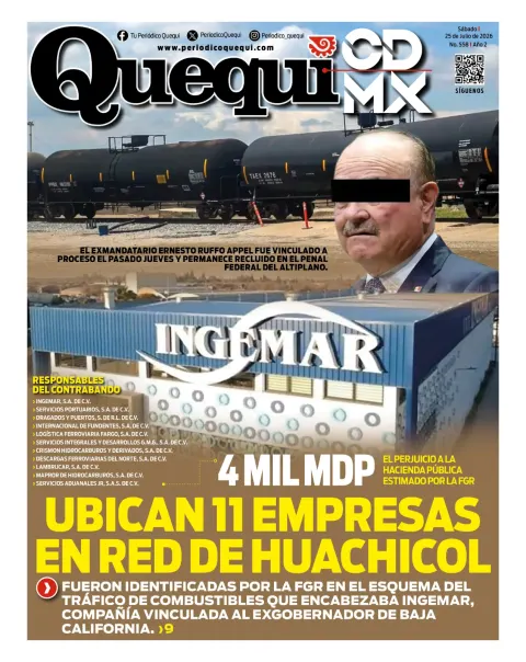 Portada de Quequi CDMX del 2026-07-25