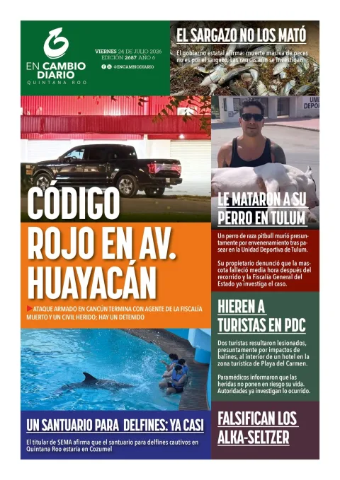 Portada de En Cambio - Quintana Roo (contraportada) del 2026-07-24