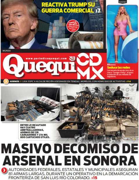 Portada de Quequi CDMX (contraportada) del 2026-07-25
