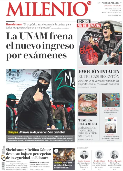 Portada de Milenio Edo de Mexico del 2026-07-25