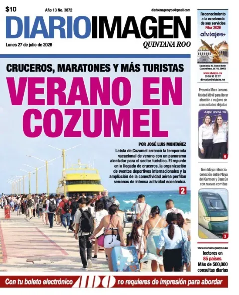 Portada de Diario Imagen Quintana Roo del 2026-07-27