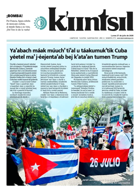 Portada de La Jornada - Kiintsil del 2026-07-27
