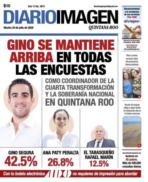 Portada de Diario Imagen Quintana Roo del 2026-07-28