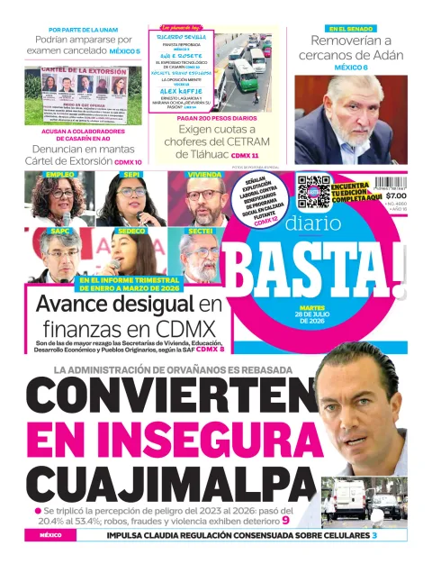 Portada de Basta! (portada) del 2026-07-28