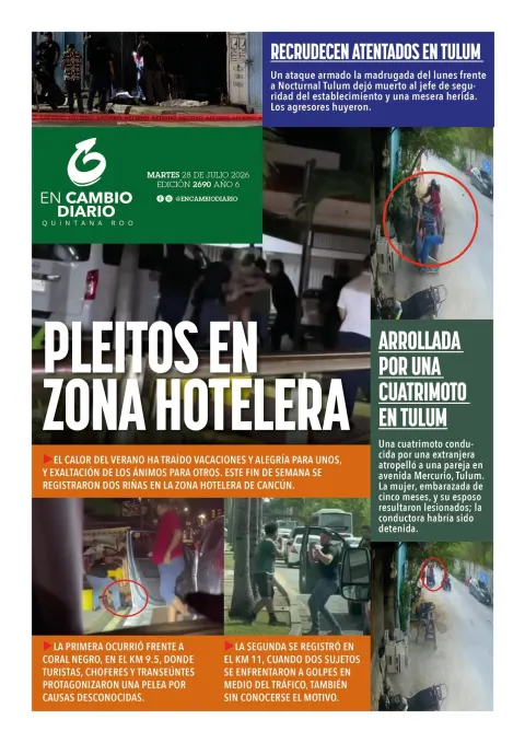 Portada de En Cambio - Quintana Roo (portada) del 2026-07-28