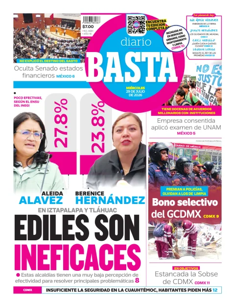 Portada de Basta! (portada) del 2026-07-29