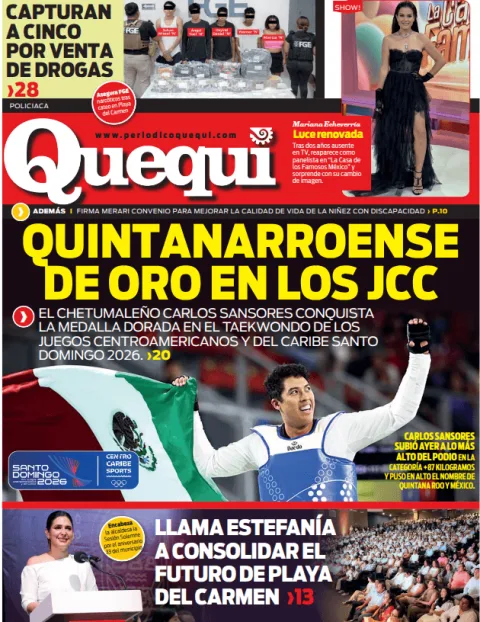 Portada de Quequi (contraportada) del 2026-07-29
