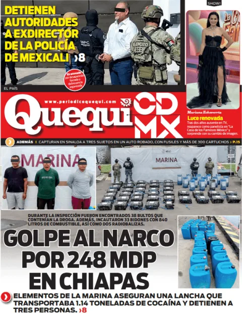 Portada de Quequi CDMX (contraportada) del 2026-07-29