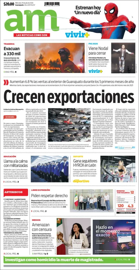 Portada de Am Corredor Industrial del 2026-07-29