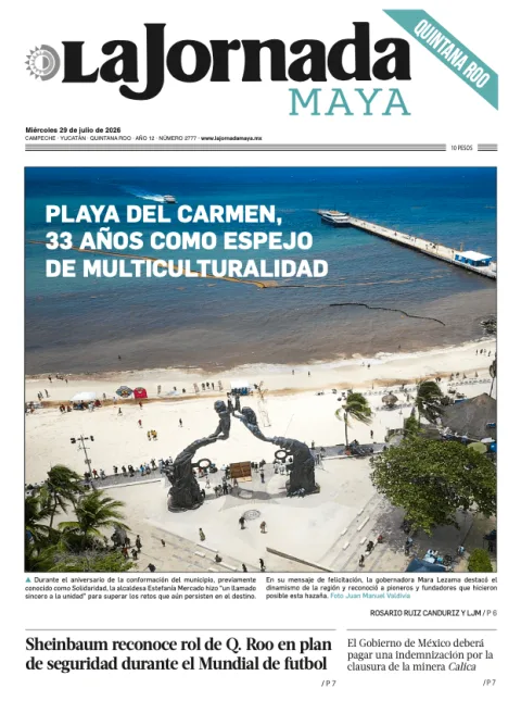 Portada de La Jornada Maya Quintana Roo del 2026-07-29