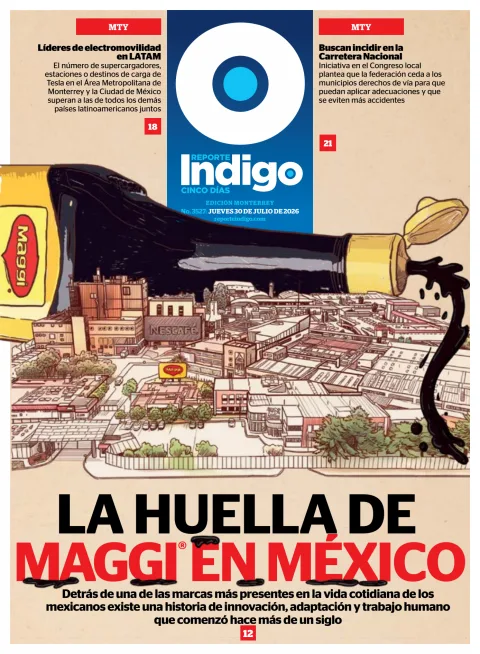 Portada de Reporte Indigo Monterrey del 2026-07-30