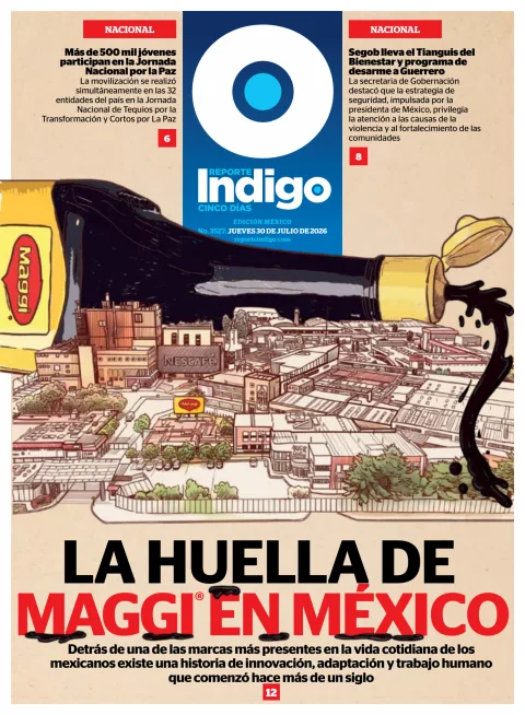 Portada de Reporte Indigo Nacional del 2026-07-30