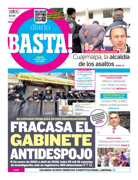 Portada de Basta! (portada) del 2026-07-30