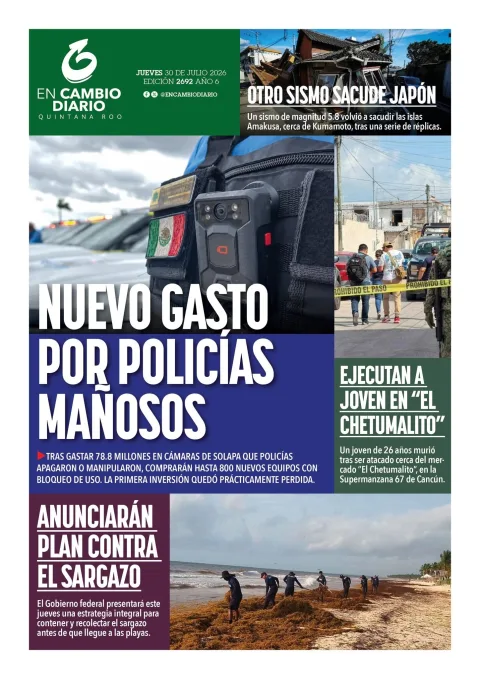 Portada de En Cambio - Quintana Roo (contraportada) del 2026-07-30
