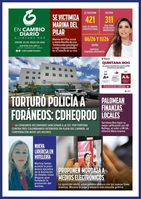 Portada de En Cambio - Quintana Roo (portada) del 2026-07-30