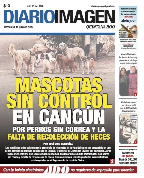 Portada de Diario Imagen Quintana Roo del 2026-07-31