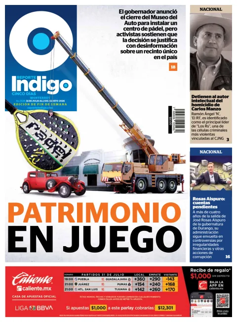 Portada de Reporte Indigo Monterrey del 2026-07-31