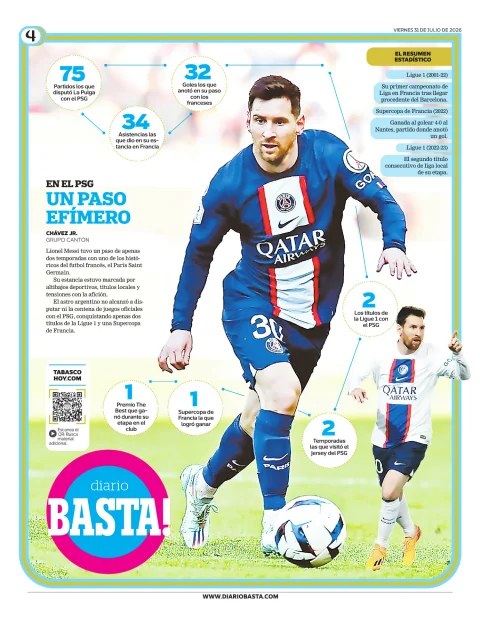Portada de Basta! (contraportada) del 2026-07-31