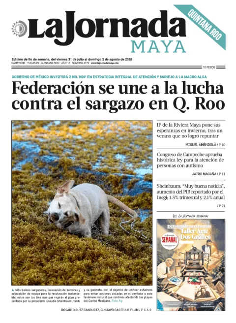Portada de La Jornada Maya Quintana Roo del 2026-07-31
