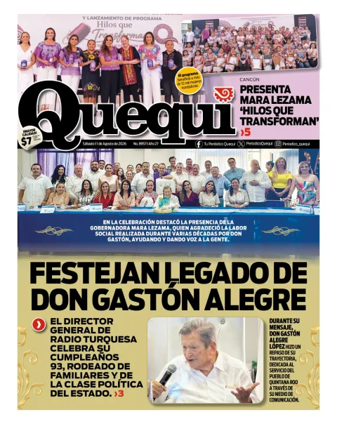 Portada de Quequi del 2026-08-01