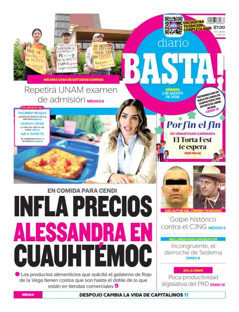 Portada de Basta! (portada) del 2026-08-01