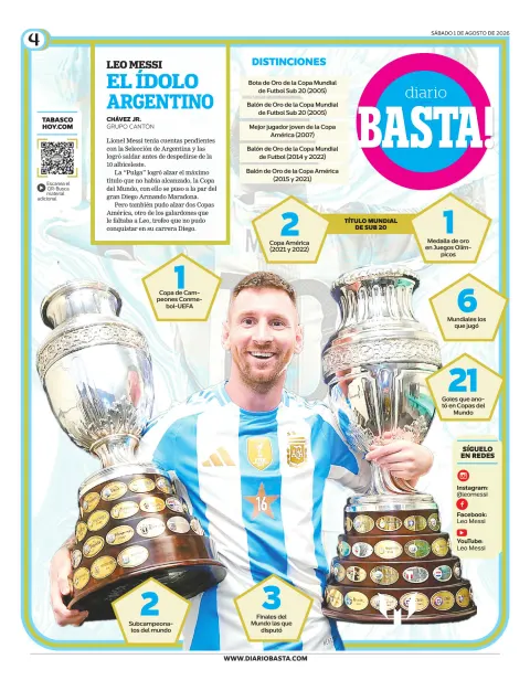 Portada de Basta! (contraportada) del 2026-08-01