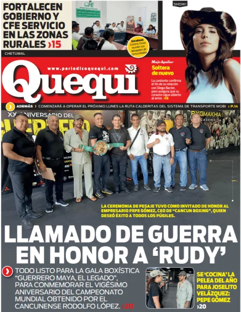 Portada de Quequi (contraportada) del 2026-08-01