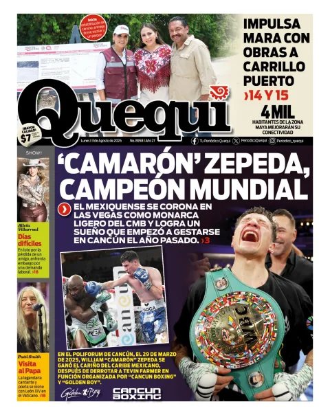Portada de Quequi del 2026-08-03