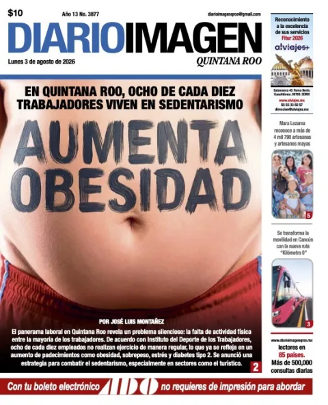 Portada de Diario Imagen Quintana Roo del 2026-08-03