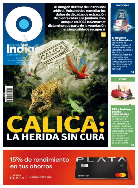 Portada de Reporte Indigo Nacional del 2026-08-03