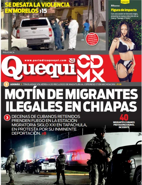 Portada de Quequi CDMX (contraportada) del 2026-08-03