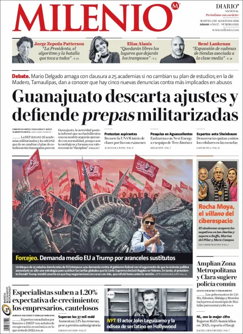 Portada de Milenio del 2026-08-04