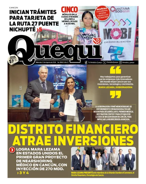 Portada de Quequi del 2026-08-05
