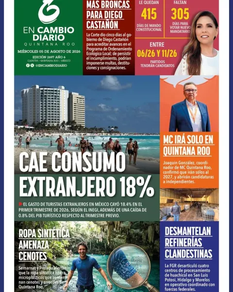 Portada de En Cambio - Quintana Roo (portada) del 2026-08-05